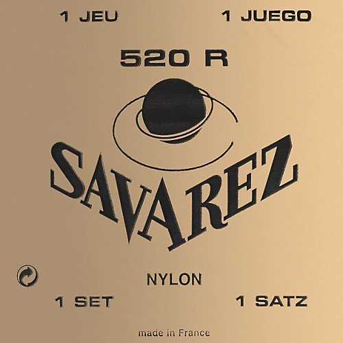 Savarez 520R Rectified Nylon High Tension Classical Guitar Strings