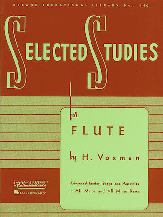 Selected Studies for Flute, H. Voxman