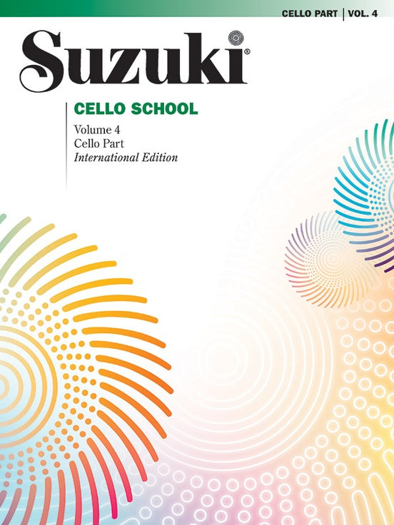 Suzuki Cello School, Book 4 (Book only)