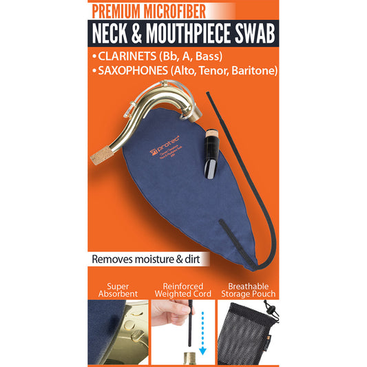 Clarinet/Saxophone Neck and Mouthpiece Swab
