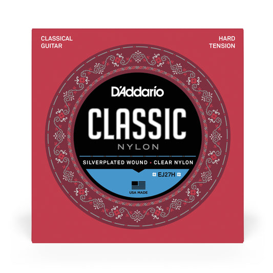 D'Addario Hard Tension, Classic Nylon Student Classical Guitar Strings