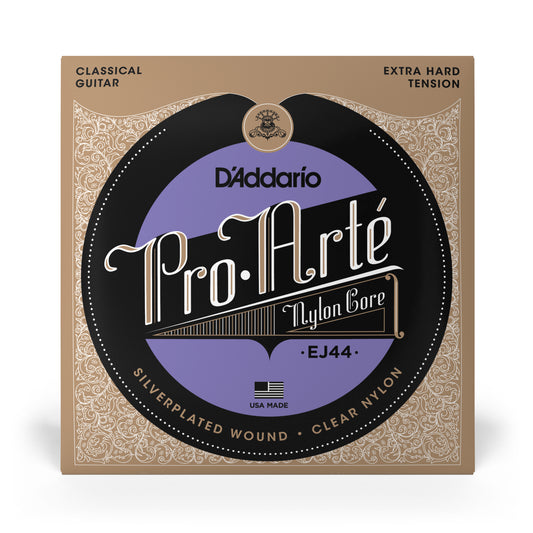 D'Addario EJ44 Extra Hard Tension, Pro-Arté Nylon Classical Guitar Strings