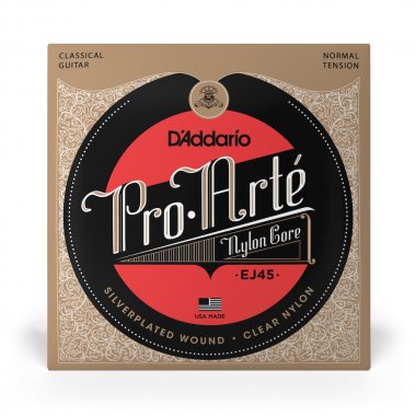 D'Addario EJ45 Pro Arte Normal Tension Classical Guitar Strings, Full Set