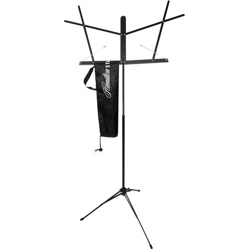 Hamilton KB200 Automatic Clutch Folding Music Stand with Carrying Bag