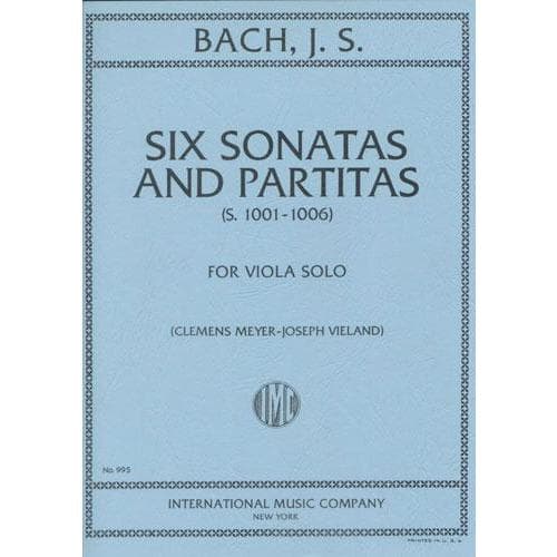 Six (6) Sonatas and Partitas for Viola (S 1001-1006) (J.S. Bach/Clemens Meyer-Joseph Vieland)