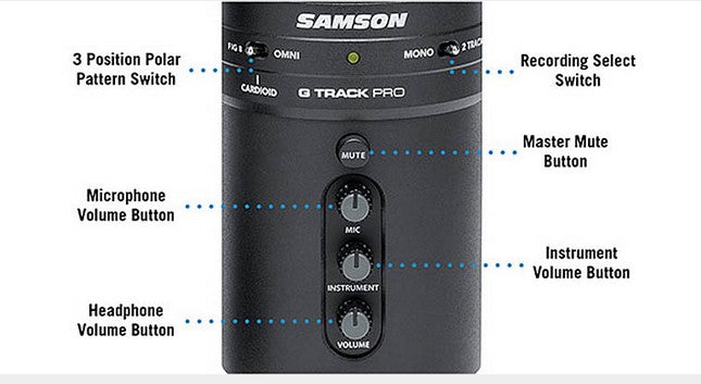 Samson Microphone G-Track store Pro