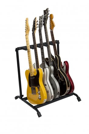 Rok-It Collapsible, Folding 5 Guitar Rack